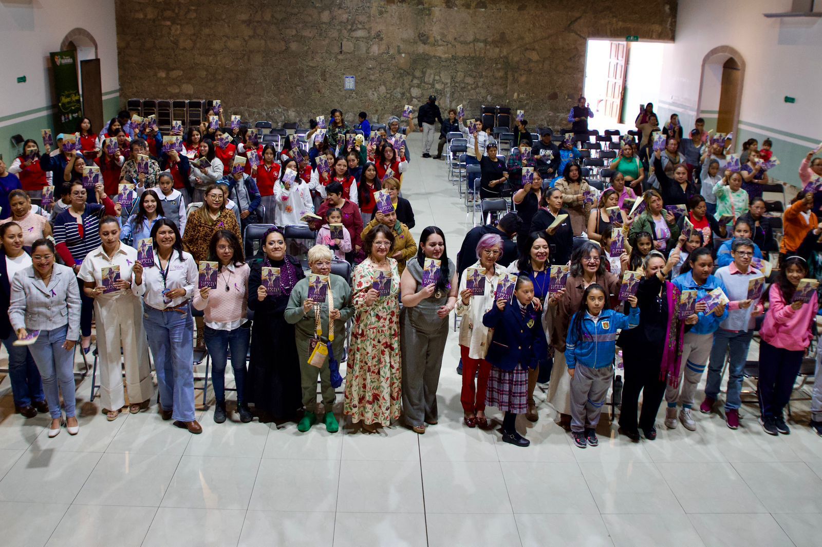 Huamantla fue sede de la lectura pública coral 'Tlaxcala lee a las Mujeres 2026'